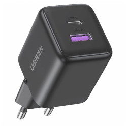 Ładowarka sieciowa Ugreen X516 30W GaN 1x USB-A 1x USB-C - Szara