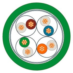 Kabel Ethernet Cat6a długość 300mm Z zakończeniem Siemens