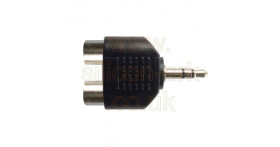 2 x Female Phono (RCA) to male 3.5mm stereo jack adaptor