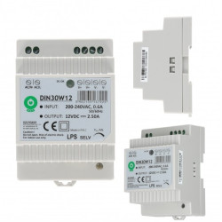 Zasilacz na szynę DIN 12V 2,5A 30W uniwersalny POS Power
