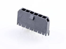 Molex Listwa kołkowa, męska, do wbudowania, standardowa Ilość pinów 6 Wymiary siatki: 3.00 mm 436500617 1 szt. paleta
