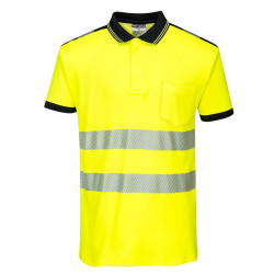 Softshell Jacket Mens Hi-Vis Yellow/Blac