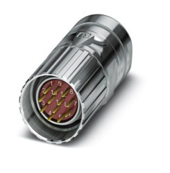 Złącze wielostykowe przemysłowe 12-pinowe M23 Montaż na kablu Wtyczka Phoenix Contact