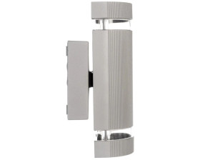 Oprawa ścienna dwukierunkowa SILVA GU10 max. 50W IP54 AC 220-240V 50/60Hz szara LD-SILVAGU10D-80