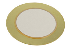 Buzzer piezoelektryczny; FT-G35T-2.9A1; fi 35mm; 2,9kHz; powierzchniowy (SMD); blaszka; mosiądz; bez sprzężenia; 0,5mm; 30nF; KE