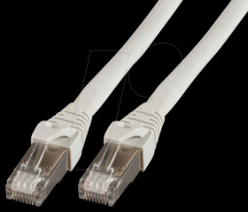 K5537GR.40 Cat.6a PIMF PVC Patch Cable AWG24, grey