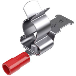 Hebotec 1016-104C Cable Clip HSK-RKS-Z 8-11 White Plastic R1,5&#xB2; Pack of 1