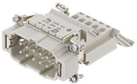 Harting 09330104629 Złącze męskie 10 Połączenie zacisku klatki 1 szt. sztuka