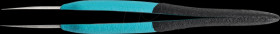 E5SA Ergonomic precision tweezers with straight, very pointed tips