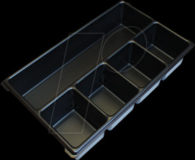 6100000148 Small parts insert, 5 recesses for XL-BOXX