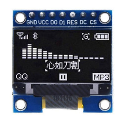 Wyświetlacz OLED 0.96 cala I2C IIC 7 PIN BIAŁY (ARD-OLED96-7WH)