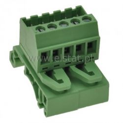 Złączka na szynę DIN, 2EHDRD-05P, 5- torowa