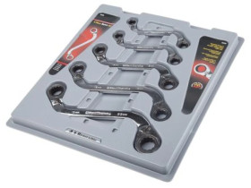 Zestaw narzędzi nastawnych 5 szt. Stal chromowo-wanadowa, RS PRO