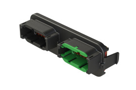 Złącze samochodowe 24-pinowe Amphenol Industrial 2-rzędowe Męski 7.5A Armor IPX Płytka drukowana Lutowane Złącze