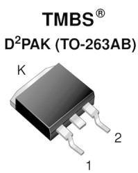 VBT4060C Dual Trench MOS Barrier Schottky Rectifier Ultra Low VF = 0.32 V at IF = 5.0 A