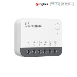 Sonoff Extreme ZBMINIR2 dopuszkowy przekaźnik ZigBee 3.0 (wymagane L+N), router Zigbee