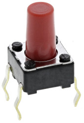 Przełącznik klawiaturowy SPST 50 mA przy 12 V DC 9.5mm 6mm Zatrzaskowy