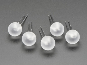 Adafruit DLUX-dLITE Green Sphere Shape LEDs 5 Pack by Unexpected Labs