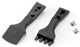 ESD replacement tips, uninsulated, antimagnetic, polyetheretherketone, 40 mm, A4WFCP