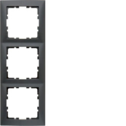 Berker B.Kwadrat Ramka potrójna antracyt 5310138996