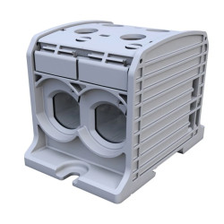 Złączka szynowa gwintowa Al/Cu STB 185-2 (87820) SIMBLOCK szary 81202002