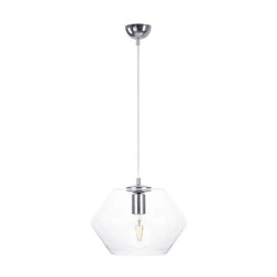 Lampa wisząca nowoczesna 1xE27 EVE SILVER
