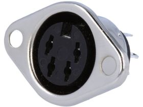 DC-113 GNIAZDO DIN ZENSKIE 4PIN 216°