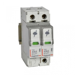Ogranicznik przepięć Typ T2 2P 40kA 320V AC 1,7kV ON 300 TT, TN (TNC, TNS) 412241