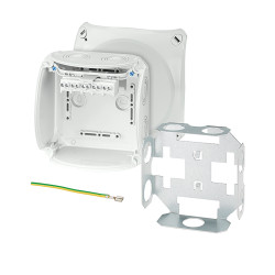 Skrzynka zaciskowa Poliwęglan 77 x 130 x 130mm Szary IP66, IP67 HENSEL