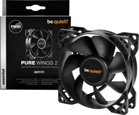 BeQuiet Pure Wings 2 80mm Wentylator do obudowy PC czarny (S x W x G) 80 x 80 x 25 mm