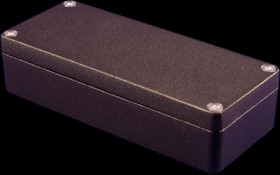 Aluminum die cast enclosure, (L x W x H) 150 x 64 x 36 mm, black (RAL 9005), IP66, 1550Z109BK