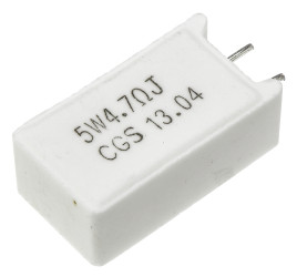 Rezystor 4.7Ω 5W ±5% ±300ppm/°C drutowy TE Connectivity