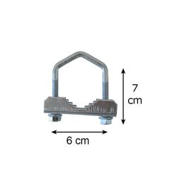 Uchwyt-cybant antenowy średni 7cm - 1szt / BX9462