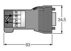 Turck 6780088 Złącze konfekcjonowane czujnika/aktuatora 6GK1500-0FC10, 1 szt.