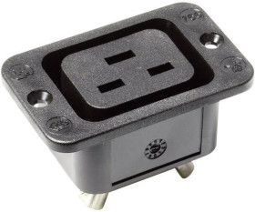 Martin Kaiser 766/63/sw/C Złącze męskie IEC 766 złącze żeńskie do wbudowania pionowego Łączna ilość styków: 2 + PE 16 A