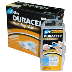 60 x baterie do aparatów słuchowych Duracell Easy Tab 675