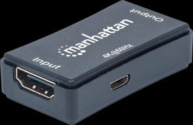 207621 4K HDMI repeater, extends 4K video and audio up to 40 m.