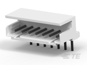 Listwa stykowa PCB 7-pinowe AMP CT raster: 2 mm Kąt prosty 1-rzędowe TE Connectivity Płyta125 V W osłonie