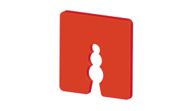 Podkładki Dystansowe Do Wyrównania Nierówności 50X50x3mm Czerwone Wkręt-Met...