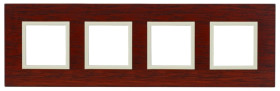 DANTE Ramka poczwórna drewno CALVADOS 4524384