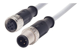Przewód czujnik-siłownik Złącze A M8 liczba rdzeni 3 długość 1m Rodzaj A Żeńskie Złącze B M8