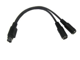 Rozgałęźnik SVHS-2*gn.SVHS na kablu 0,2m