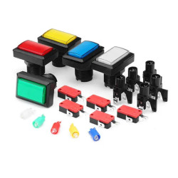 Przycisk ARCADE 50x33mm Biały