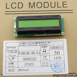 PC1601LRU-AWA-B-Q LCD 2x16 Line MODULE POWERTIP