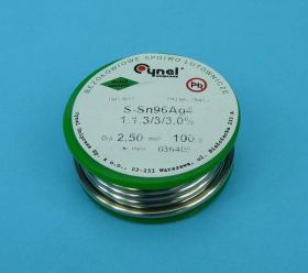 Sn96Ag4 Q 2,50 100g SPOIWO BEZOŁOW.