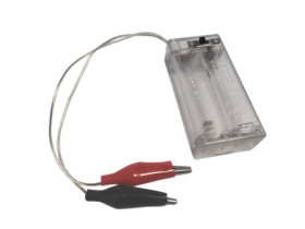 KOSZYK NA 2XR6 AA 1.5V CLEAR Z KROKODYLK