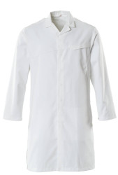 Fartuch laboratoryjny, Męski, Biały, rozmiar: 5XL, Wielorazowe