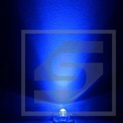 Dioda LED Super Flux 3mm niebieska LUB106B3 Vf=2V 4500mcd 590nm RoHS