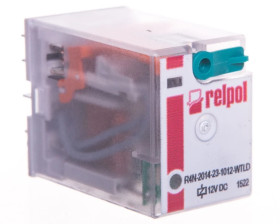 Przekaźnik przemysłowy 4P 12V DC AgNi R4N-2014-23-1012-WTLD 860934