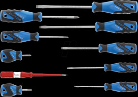 2150-2160 PH-010 3C-Screwdriver set 10 pcs IS 3-8 PH 1-2